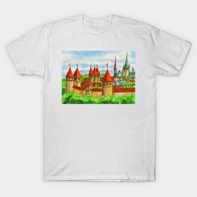 Tallin T-Shirt by IrinaAfonskaya